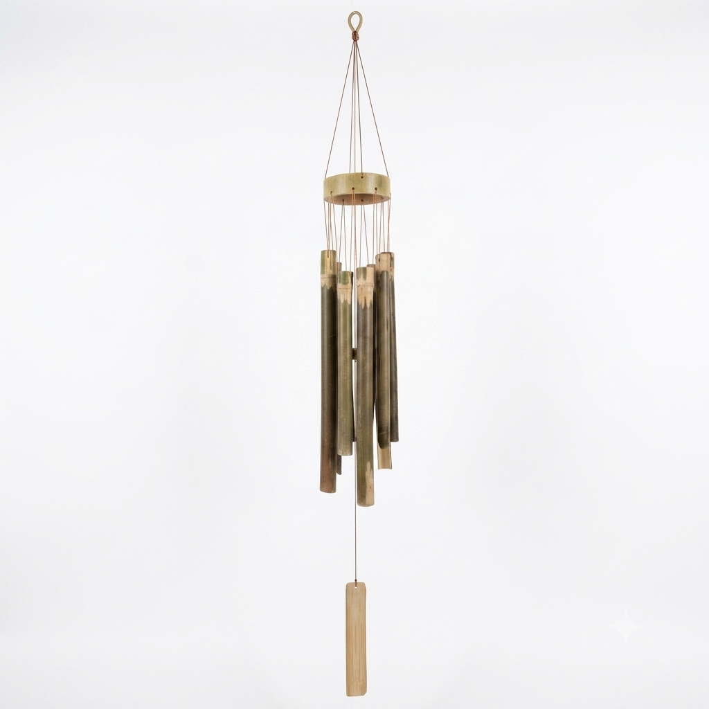 8-Tube Tiger Bamboo Wind Chime