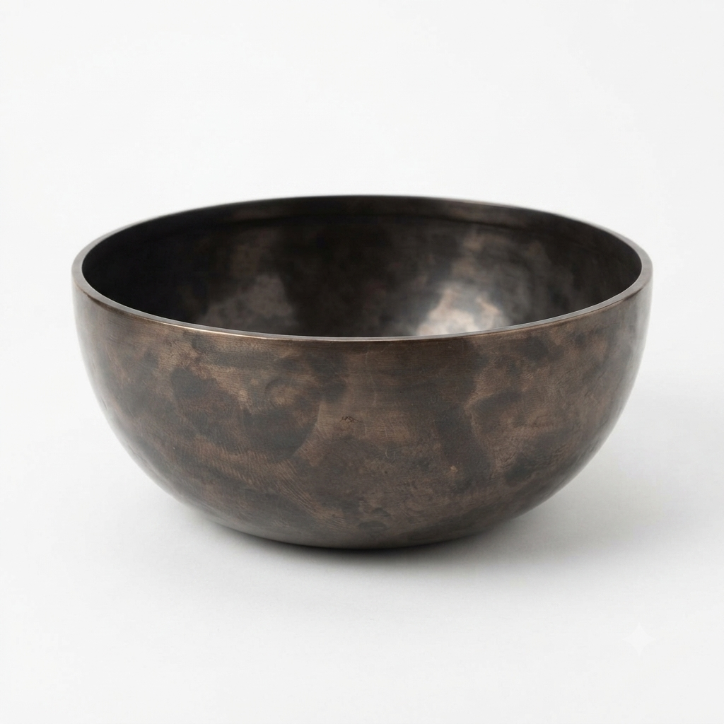 Single Tibetan bowl Black-F Scale