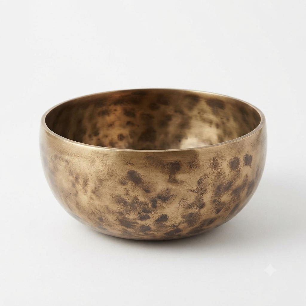 Single Tibetan bowl Tiger Gold-B Scale